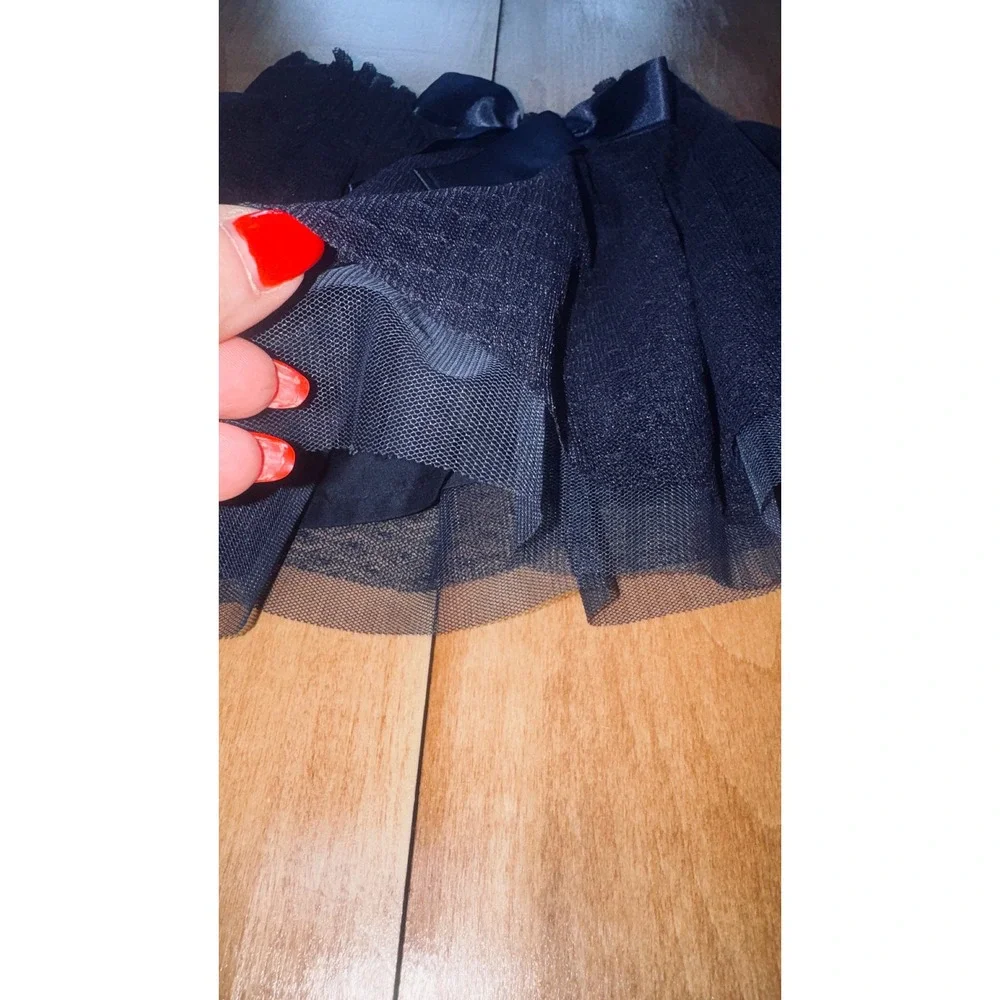 OshKosh B'gosh Baby Girls Navy‎ Blue Sparkle Tulle Skirt Size 12 Months